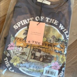 NWT Spell & The Gypsy long sleeve raglan tee